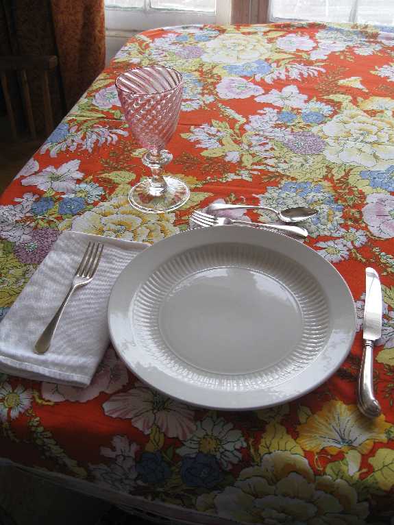 dinner setting