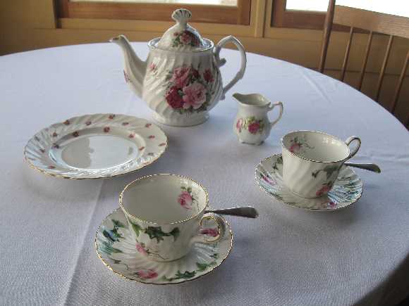 tea setting