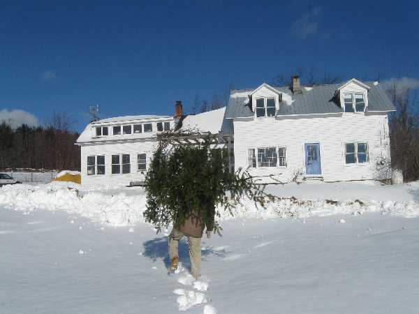 house in winter