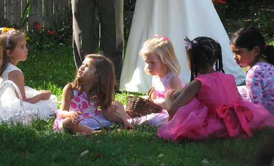 wedding flower children